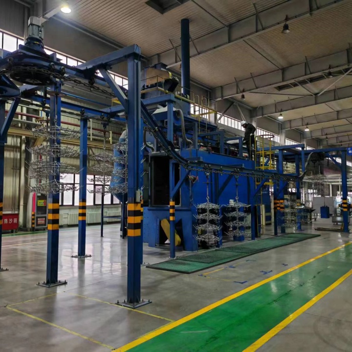 拋丸機基礎(chǔ)坑圖_工地拋丸機_挖掘機拋丸機