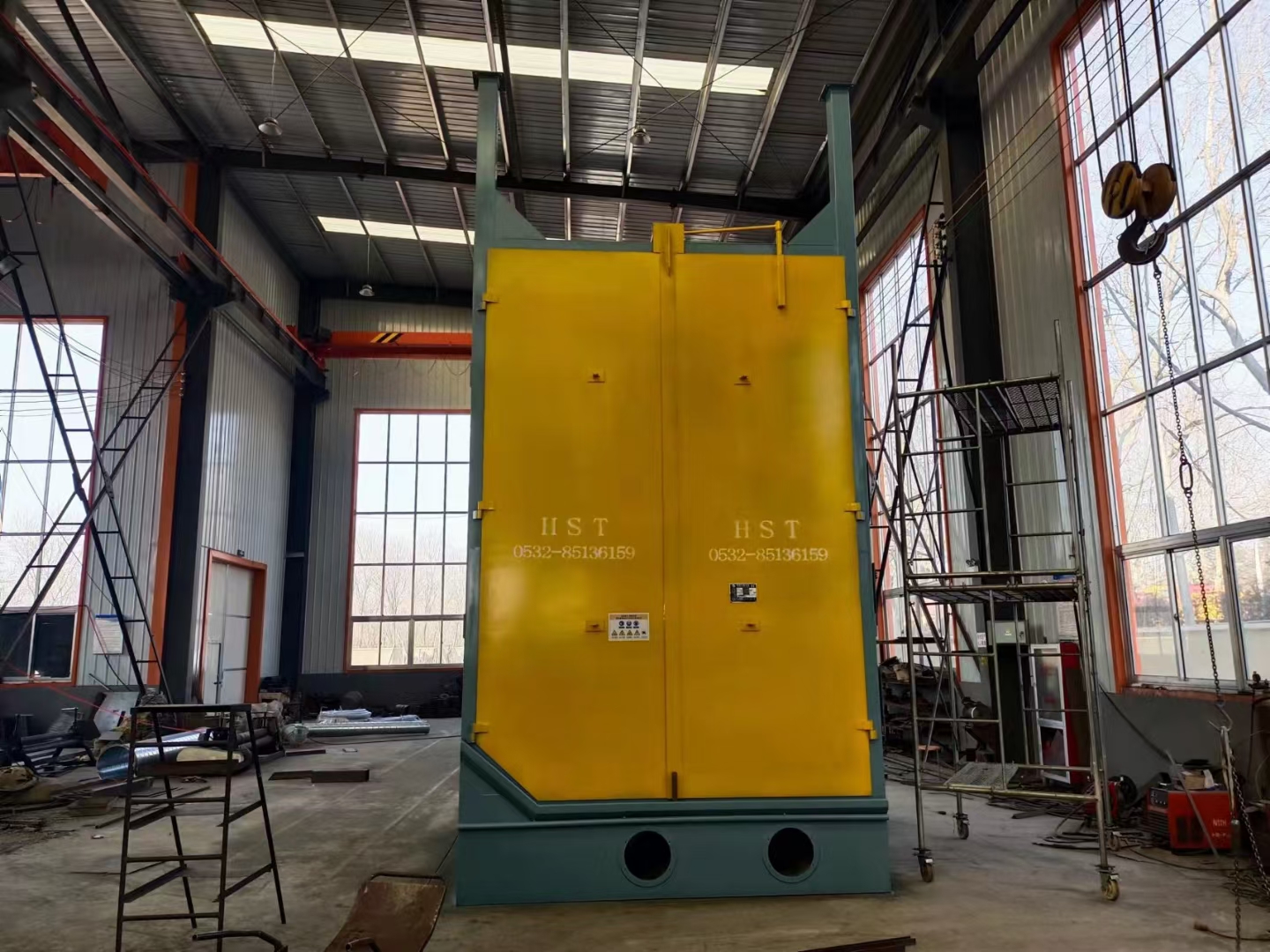 臺式除銹機_轉臺除銹機_除銹機除銹